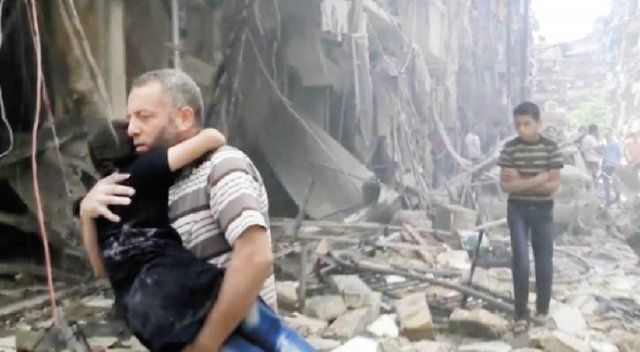 Halep’te iki milyon kişi kuşatma altında
