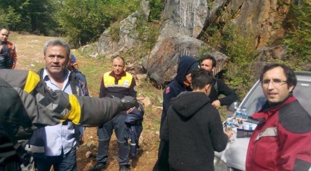 Ormanda kaybolan 6 kişi 12 saat sonra bulundu