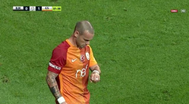 Sneijder&#039;den yazı-tura