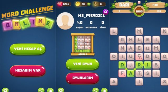 ‘Word Challenge Online’ Android ve iOS için yayınlandı
