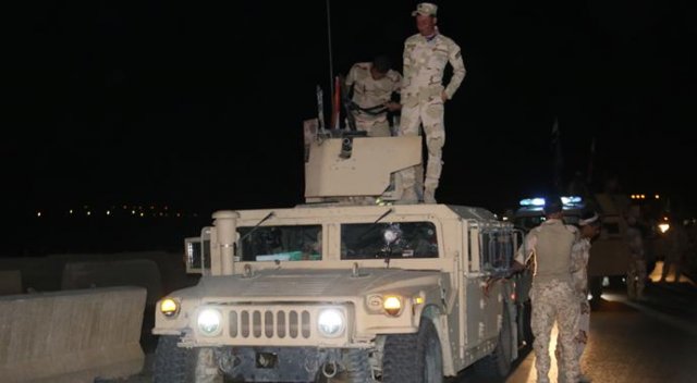 Irak ordusu sevkiyata başladı
