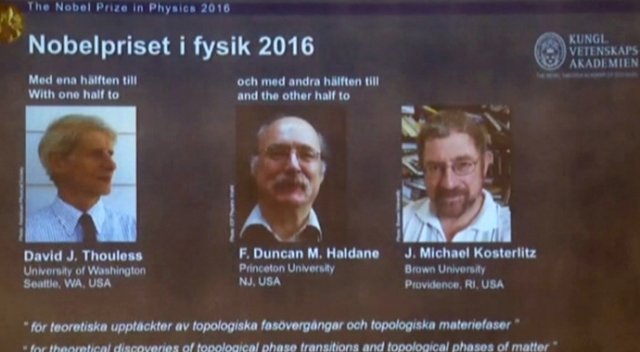 Nobel Fizik Ödülünün sahipleri belli oldu