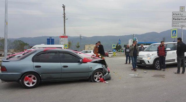 Samsun&#039;da trafik kazası: 6 yaralı