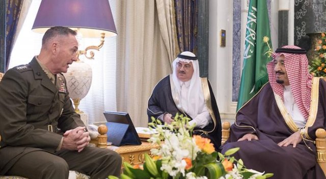 Dunford, veliaht prens Selman bin Abdulaziz ile görüştü
