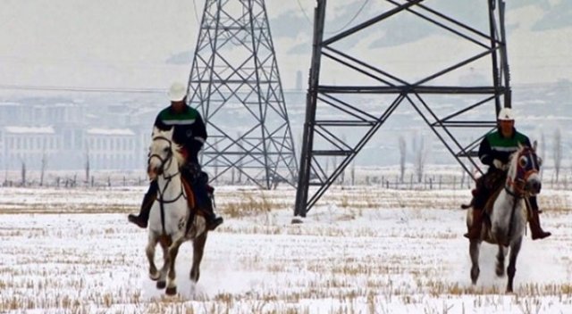 Kırsalda kaçak elektriğe karşı atlı ekip kuruldu