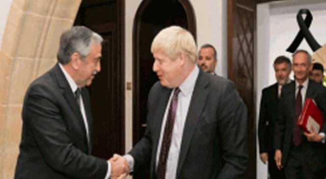 KKTC Cumhurbaşkanı Akıncı, İngiltere Dışişleri Bakanı Johnson’ı kabul etti
