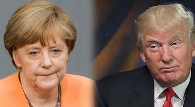 Merkel, Trump&#039;la görüştü