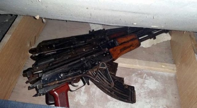 Silvan&#039;da PKK&#039;ya ait silah ve mühimmat bulundu