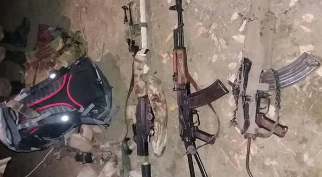Uludere&#039;deki terör operasyonunda PKK&#039;nın silahları ele geçirildi