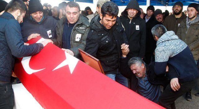 Fırat Kalkanı şehidi uzman onbaşı Ayhan Güzel, Elbistan&#039;da son yolculuğuna uğurlandı