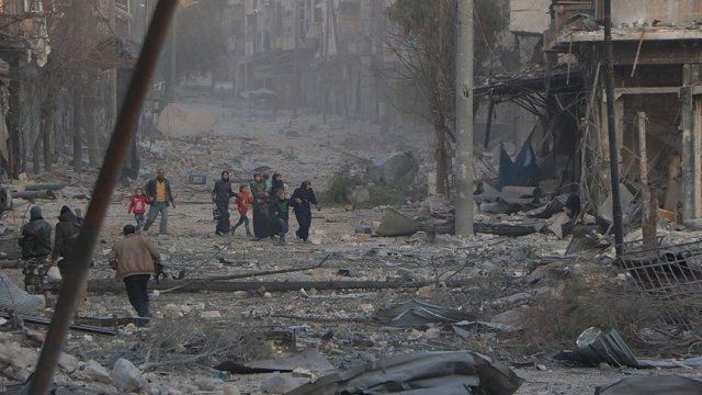 Halep&#039;te 24 günde 960 kişi hayatını kaybetti