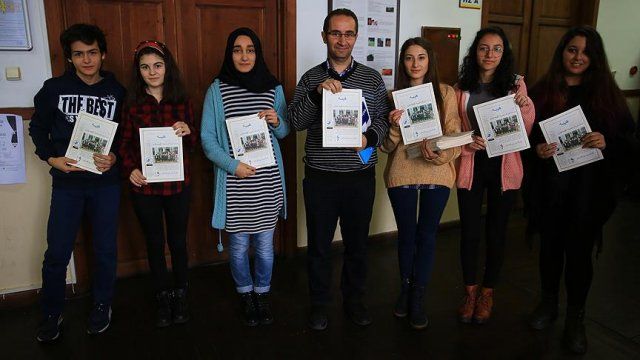 Lise öğrencilerinden Osmanlıca dergi