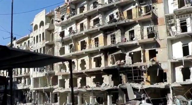 Son dakika haberi... Halep&#039;te 100&#039;den fazla çocuk mahsur