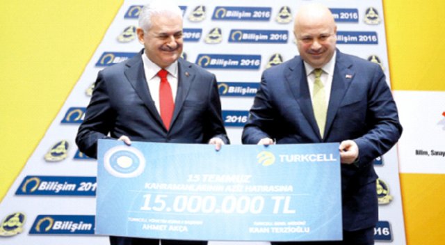 Turkcell’den 15 milyon TL destek geldi