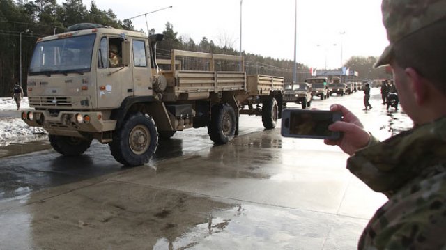 ABD ordusu Rusya sınırına yaklaşıyor