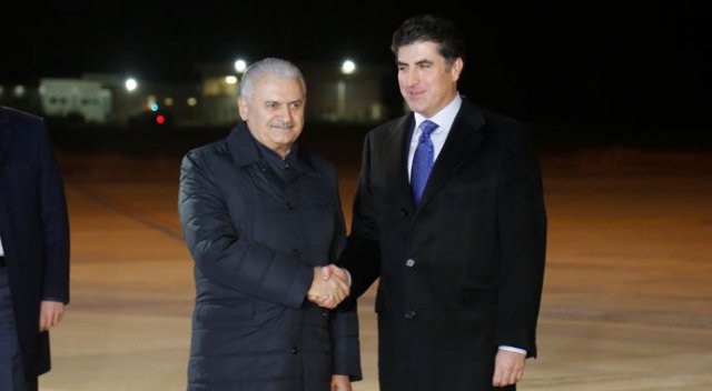 Başbakan Binali Yıldırım Barzani ile görüştü