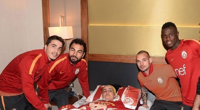 Galatasaraylı futbolculardan örnek davranış