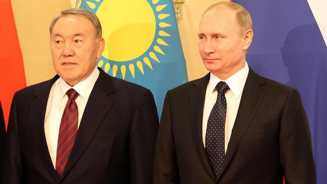 Putin ve Nazarbayev, Astana&#039;da yapılacak Suriye görüşmelerinin hazırlıklarını ele aldı