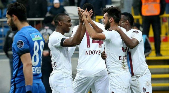 Trabzonspor deplasmanda gülüyor