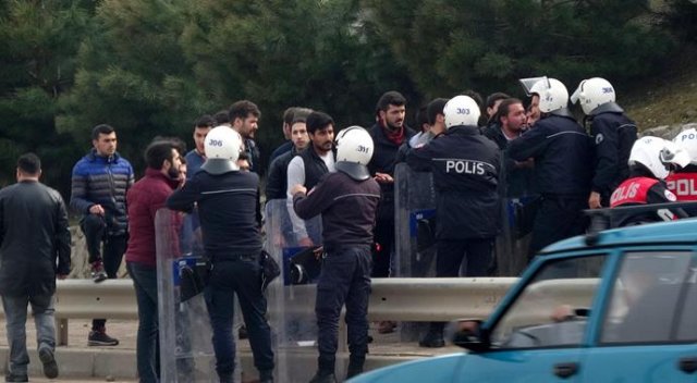 Kocaeli Üniversitesi’nde karşıt gruplar birbirine girdi! 60 gözaltı