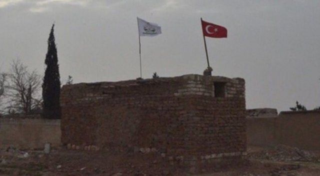 ÖSO Suriye&#039;de Türk bayrağını dalgalandırıyor