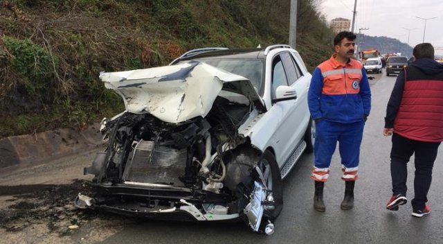 Rize&#039;de trafik kazası: 1 ölü, 1 yaralı