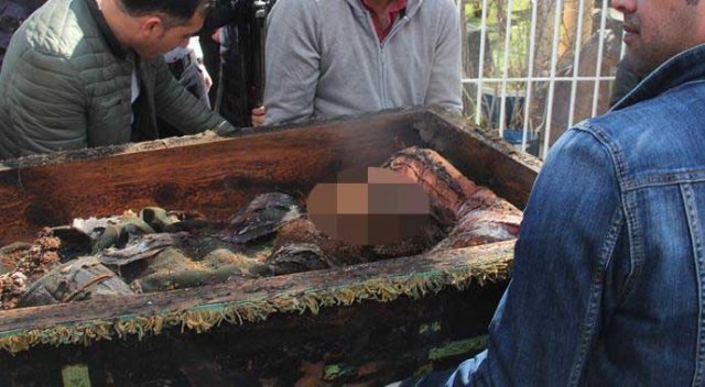 Ardahan&#039;da bulunan işgalci Rus subayın cesedi müzeye götürüldü