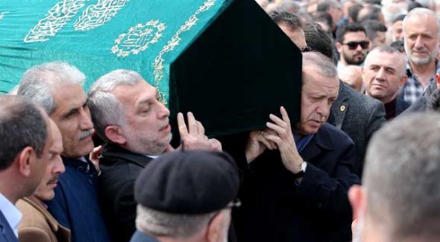 Cumhurbaşkanı, Abdurrahman Külünk&#039;ün cenazesine katıldı