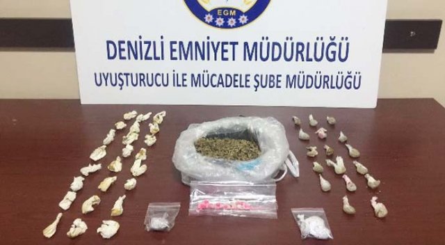 Denizli’de uyuşturucu ticareti yapan 5 kişi tutuklandı