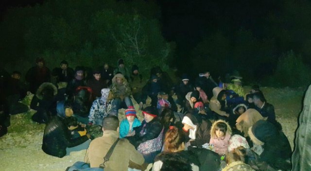 İzmir’den yurt dışına kaçmaya çalışan 113 göçmen yakalandı