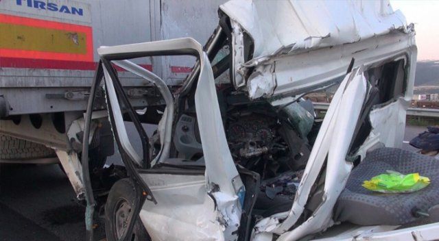 TEM’de kaza: 1 ölü 2 yaralı