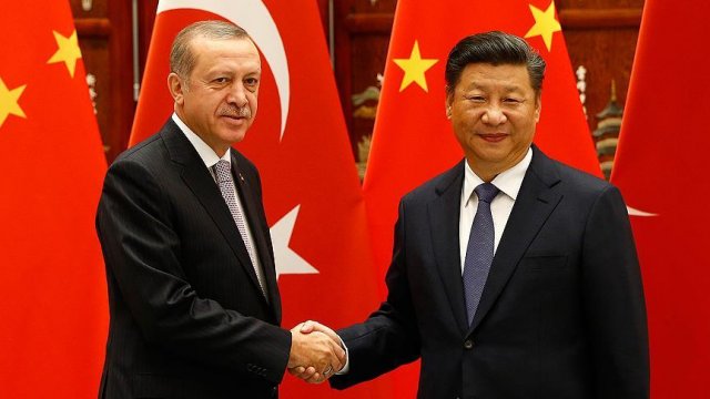 Erdoğan Çin Devlet Başkanı Cinping ile görüştü