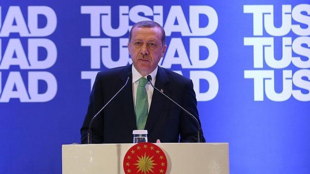 Erdoğan, TÜSİAD toplantısında konuştu