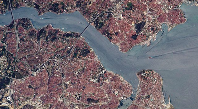 Fransız astronot uzaydan İstanbul&#039;u çekti