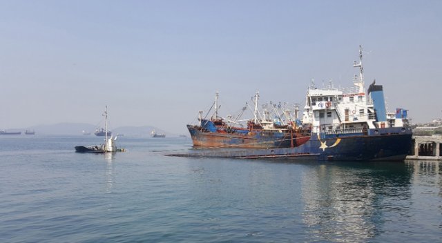 İstanbul’da icralık gemi battı