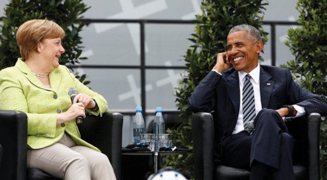 Merkel-Obama Berlin&#039;de buluştu
