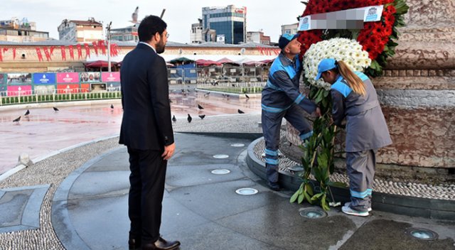 Taksim Meydanı&#039;na ilk gelen Murat Hazinedar oldu