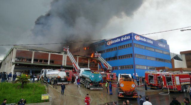 Trabzon&#039;daki yangın 8,5 saatin sonra kontrol altına alındı
