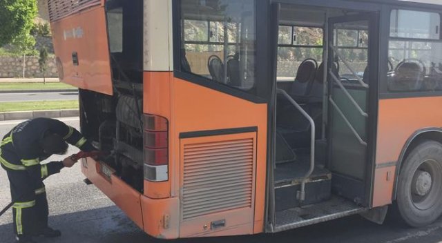 Yolcu otobüsünde yangın çıktı: 5 yaralı var