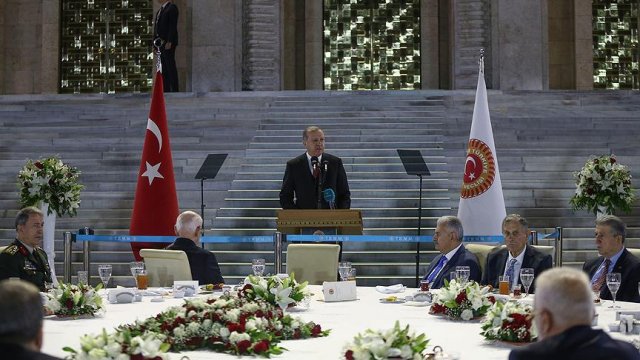 Cumhurbaşkanı Erdoğan TBMM&#039;de iftar davetine katıldı
