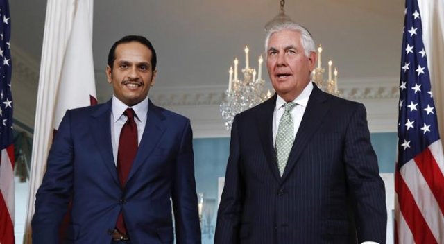 Katar Dışişleri Bakanı Al Sani ABD&#039;de soruları cevapladı