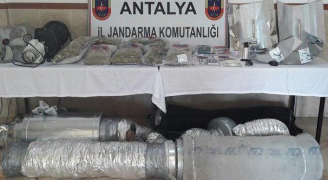 Manavgat&#039;ta uyuşturucu baskını