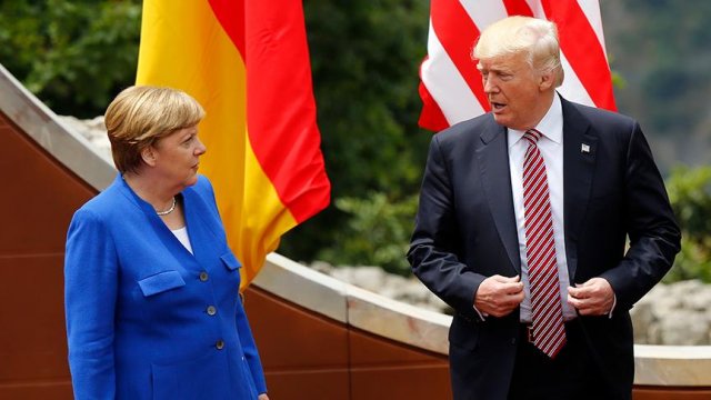 Merkel&#039;den Trump&#039;a eleştiri
