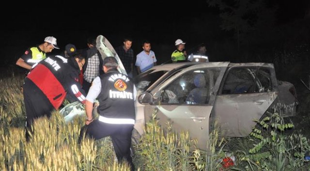 Yozgat&#039;ta otomobil devrildi: 1 ölü