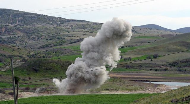 Ağrı&#039;da PKK&#039;lı teröristlerce tuzaklanan patlayıcı imha edildi