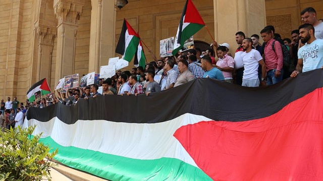 İsrail&#039;in Mescid-i Aksa&#039;ya yönelik ihlalleri Lübnan&#039;da protesto edildi