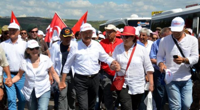 Kılıçdaroğlu, yürüyüşün 22. gününü tamamladı