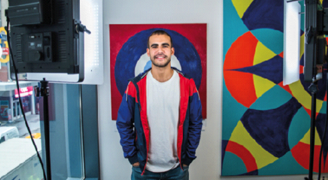 Art at Viacom&#039;daki ilk temsilcimiz! New York’ta bir Türk ressam