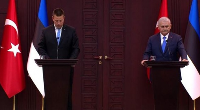 Başbakan Yıldırım, Estonya Başbakanı Ratas ile görüştü