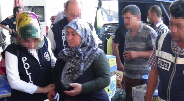 ByLock şüphelisi kadın semt pazarında sebze satarken yakalandı